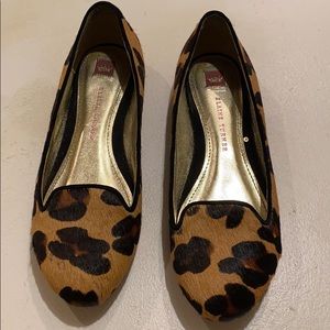 Elaine Turner cheetah flats